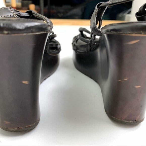 SO Wear It  Black Wedge Size 8 - Picture 4 of 7